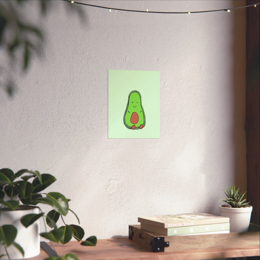 Avocado Plush Toy Print