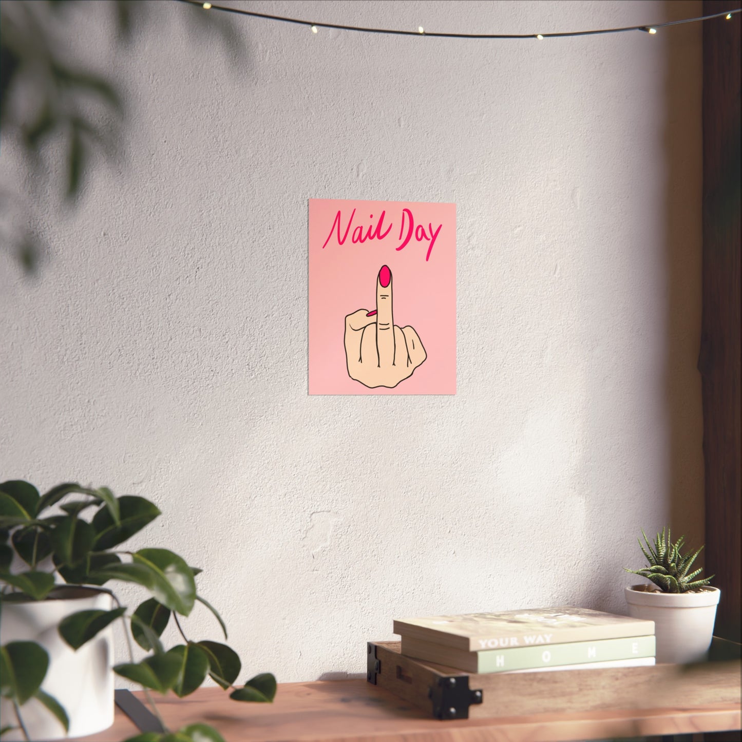 Pink Nail