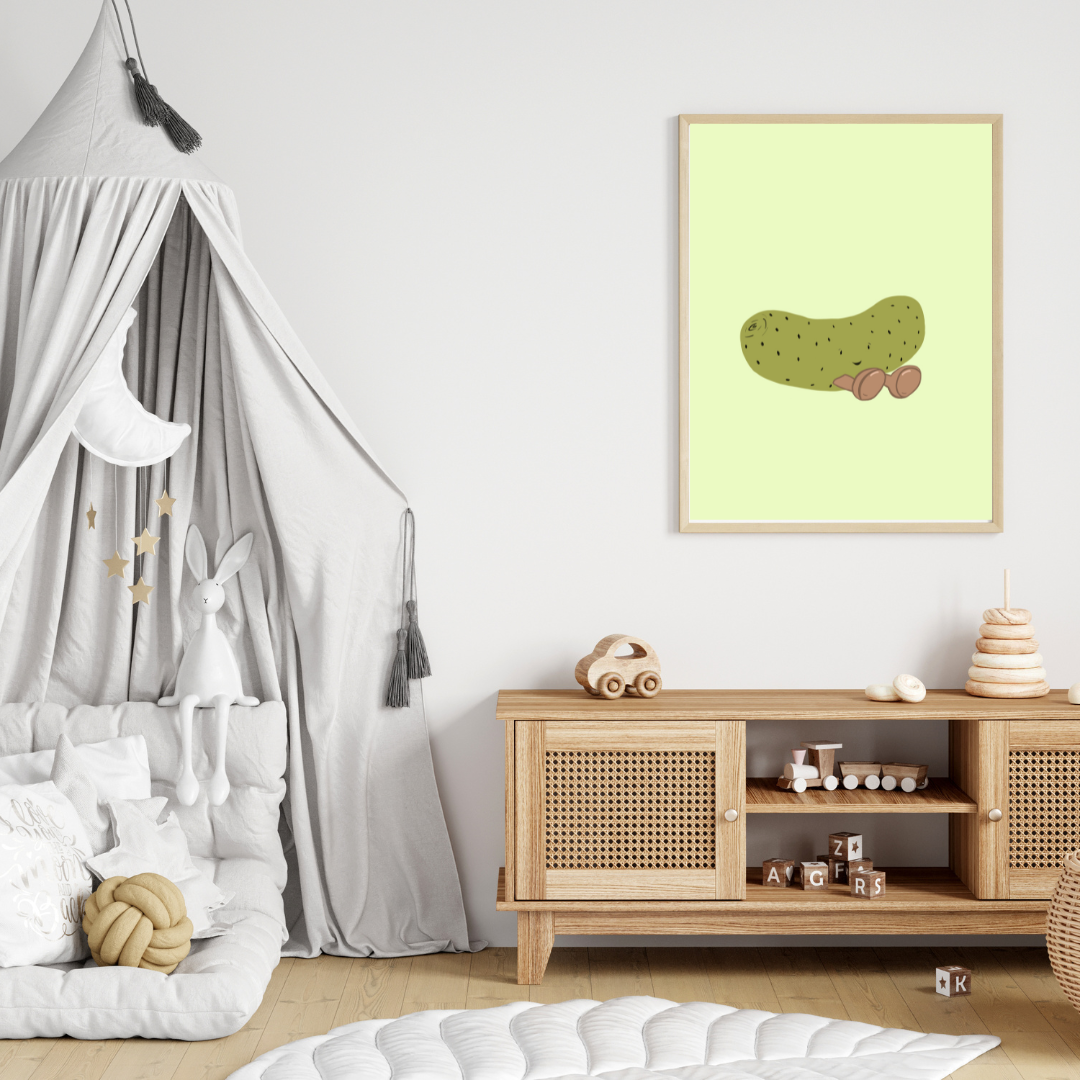 Pickle Plush Toy Print