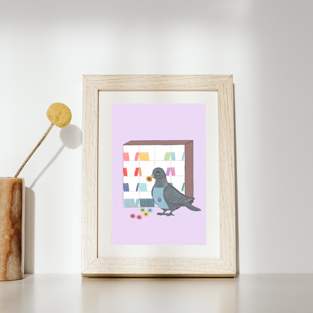 Pigeon organising buttons